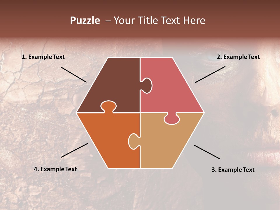 Beauty Ugly Closeup PowerPoint Template