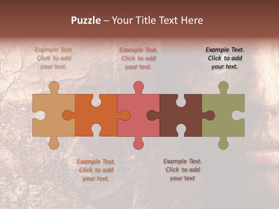 Beauty Ugly Closeup PowerPoint Template