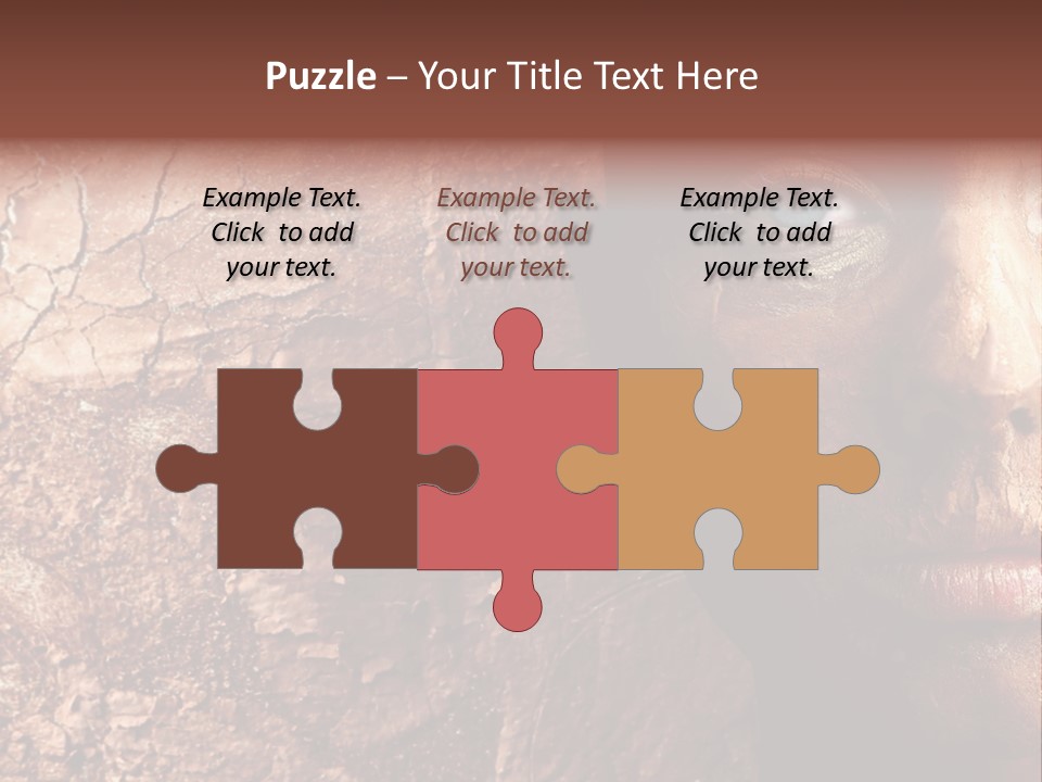 Beauty Ugly Closeup PowerPoint Template