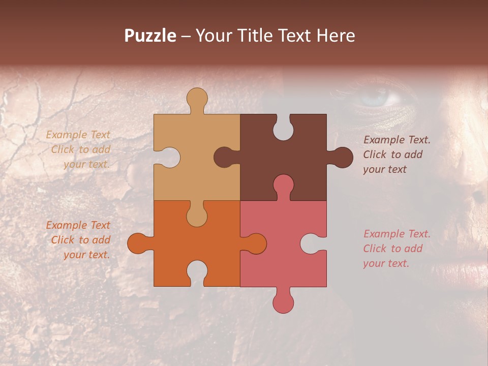 Beauty Ugly Closeup PowerPoint Template