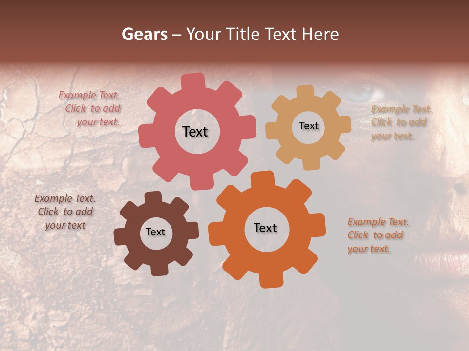 Beauty Ugly Closeup PowerPoint Template