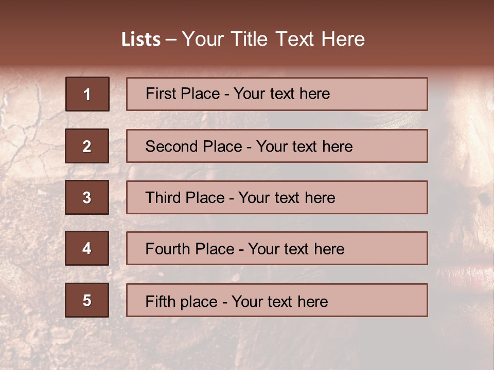 Beauty Ugly Closeup PowerPoint Template