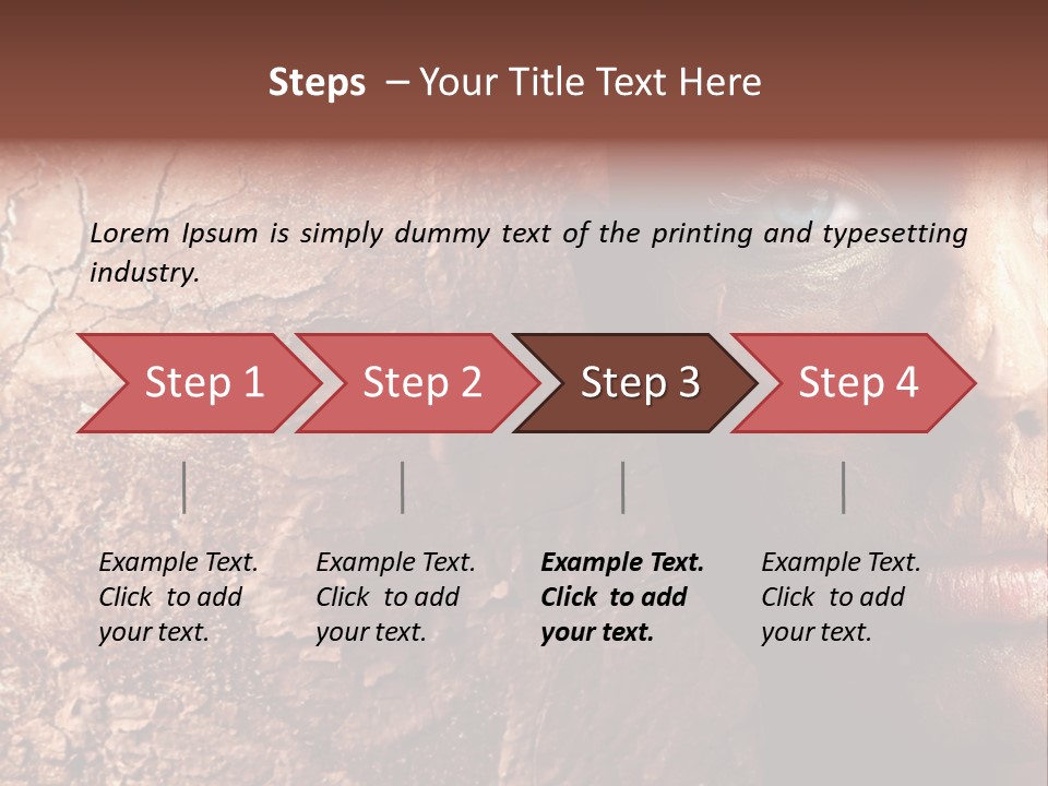 Beauty Ugly Closeup PowerPoint Template