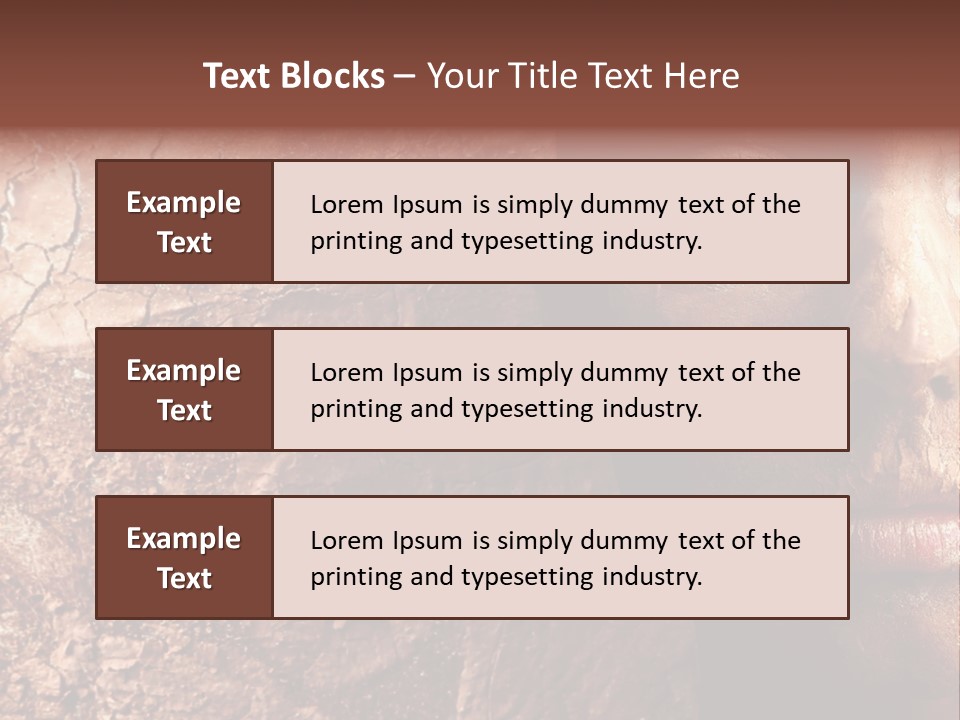 Beauty Ugly Closeup PowerPoint Template