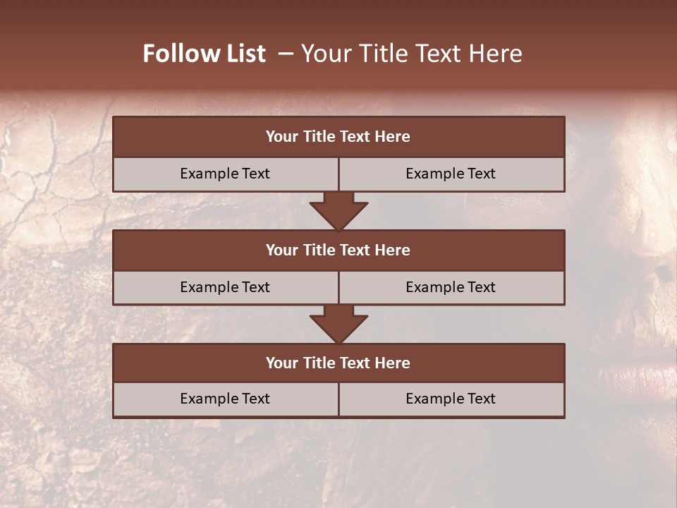 Beauty Ugly Closeup PowerPoint Template