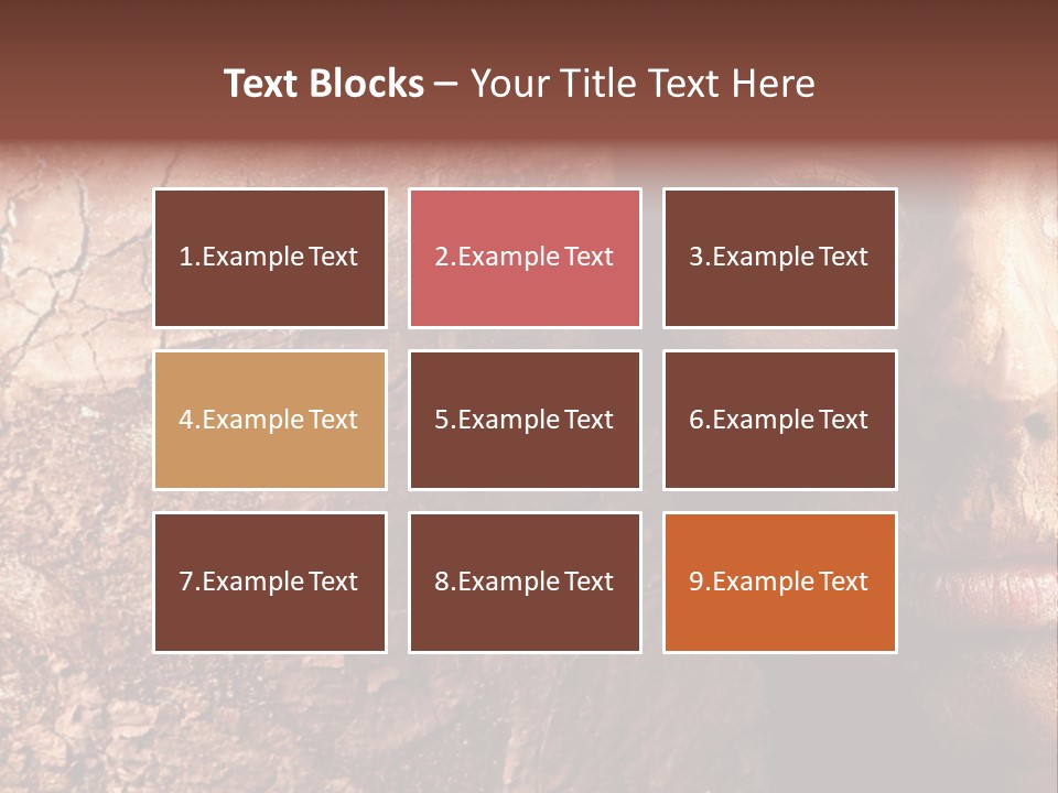 Beauty Ugly Closeup PowerPoint Template