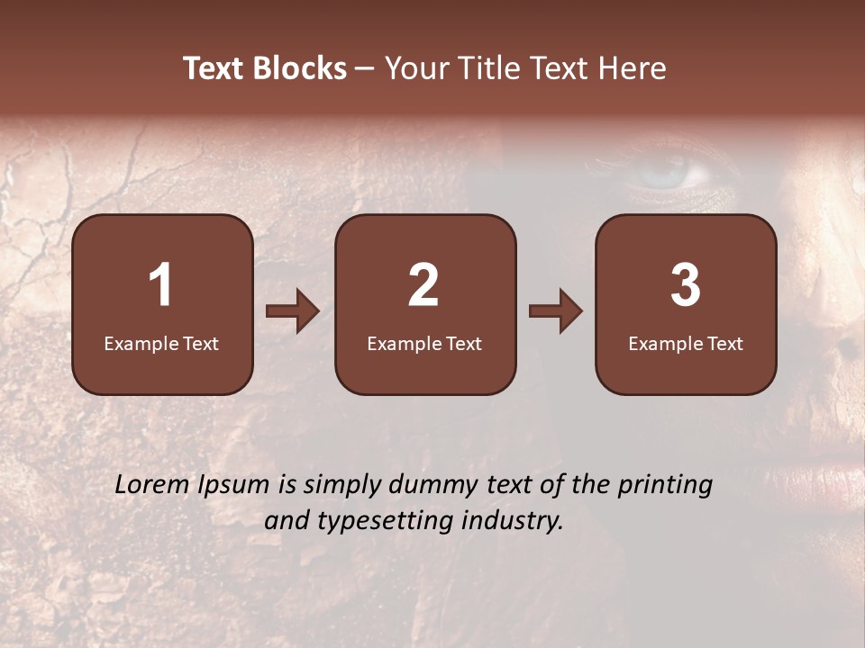 Beauty Ugly Closeup PowerPoint Template