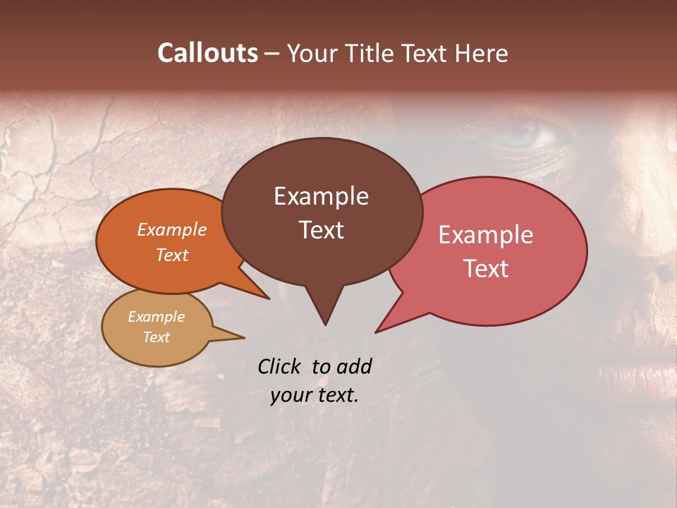 Beauty Ugly Closeup PowerPoint Template