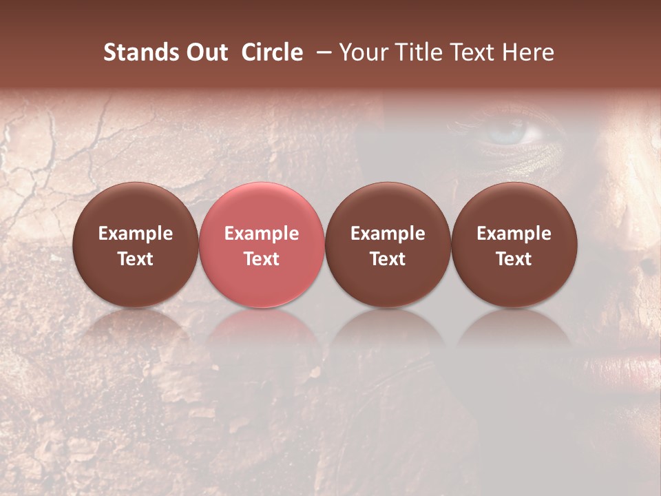 Beauty Ugly Closeup PowerPoint Template