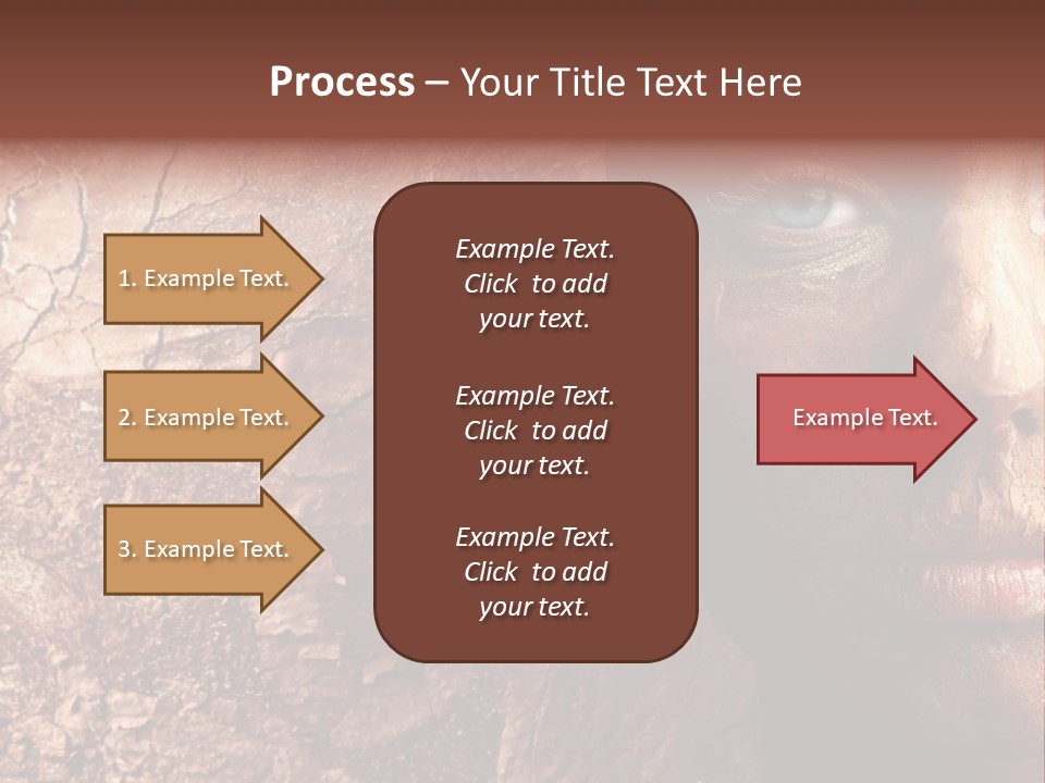 Beauty Ugly Closeup PowerPoint Template
