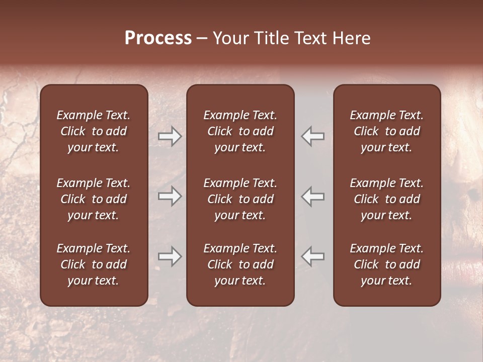 Beauty Ugly Closeup PowerPoint Template