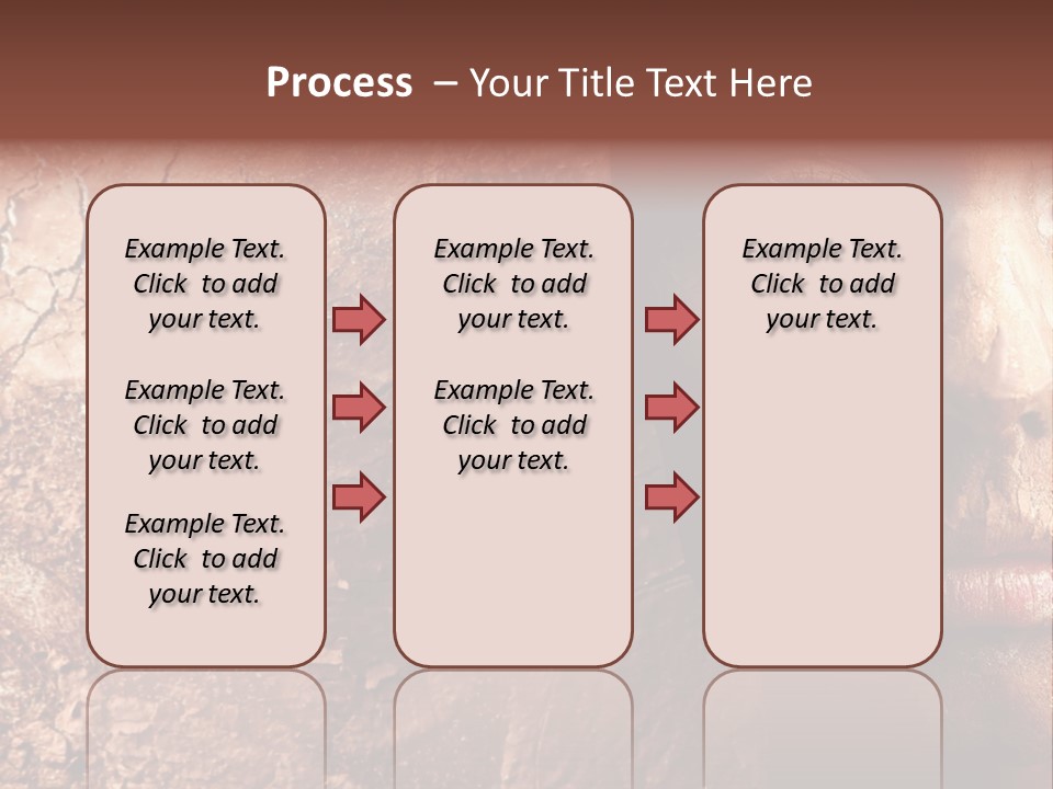 Beauty Ugly Closeup PowerPoint Template
