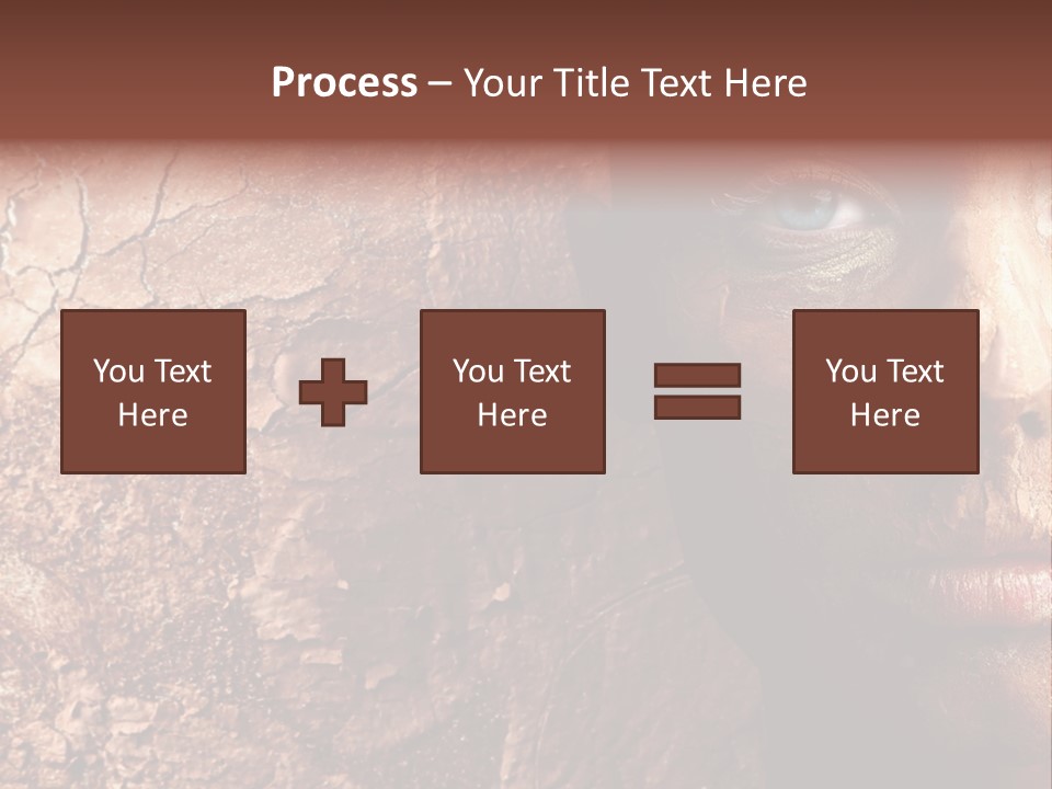 Beauty Ugly Closeup PowerPoint Template