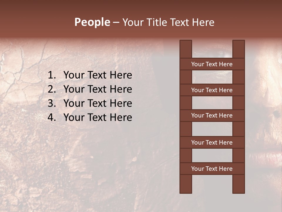 Beauty Ugly Closeup PowerPoint Template