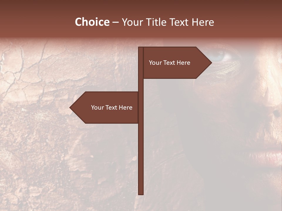 Beauty Ugly Closeup PowerPoint Template