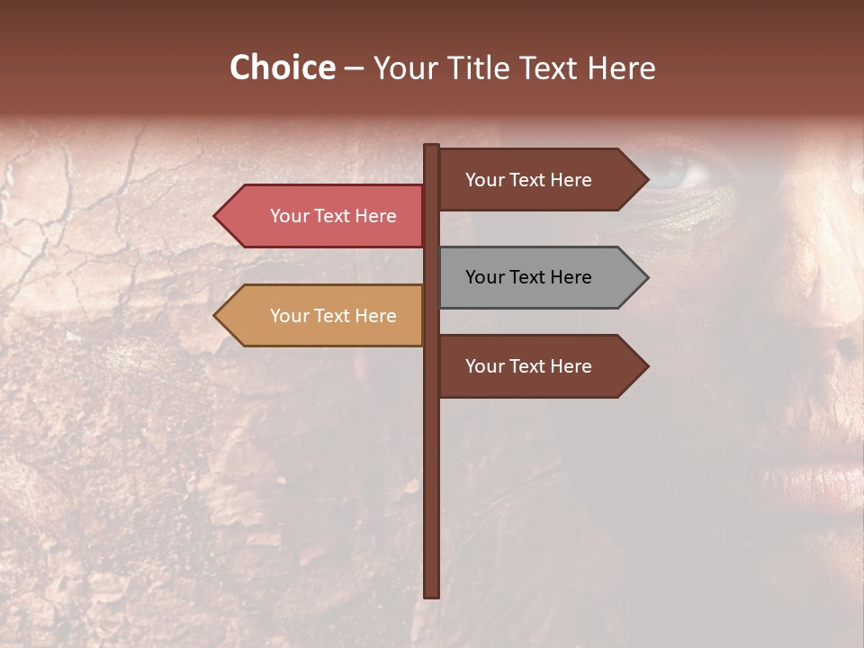 Beauty Ugly Closeup PowerPoint Template