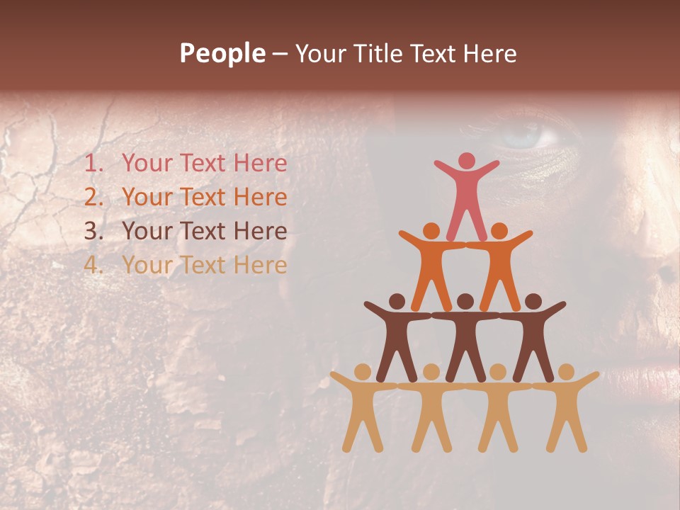 Beauty Ugly Closeup PowerPoint Template