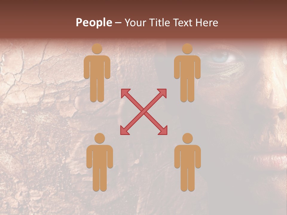 Beauty Ugly Closeup PowerPoint Template