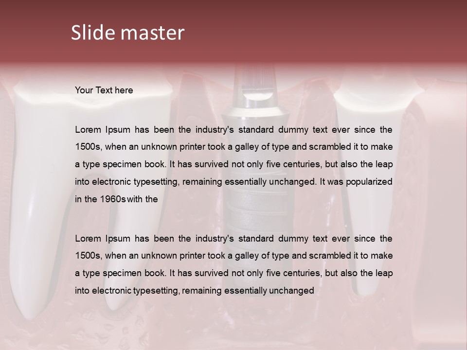 Actress Famous Movie PowerPoint Template