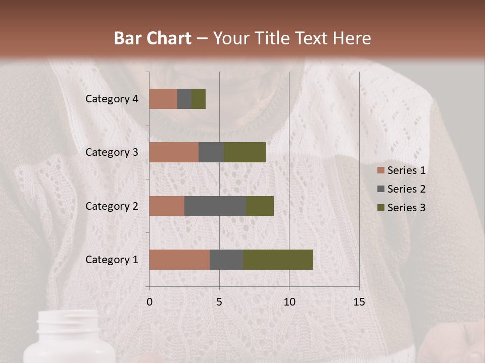 Senior Person Hair PowerPoint Template