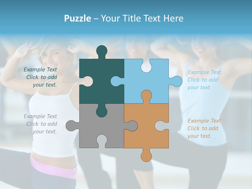 Women Fitness Care PowerPoint Template