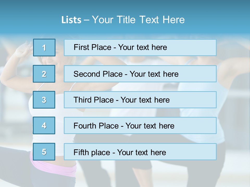 Women Fitness Care PowerPoint Template