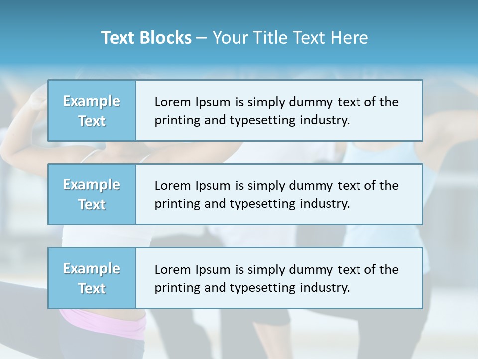 Women Fitness Care PowerPoint Template