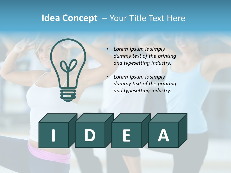 Women Fitness Care PowerPoint Template