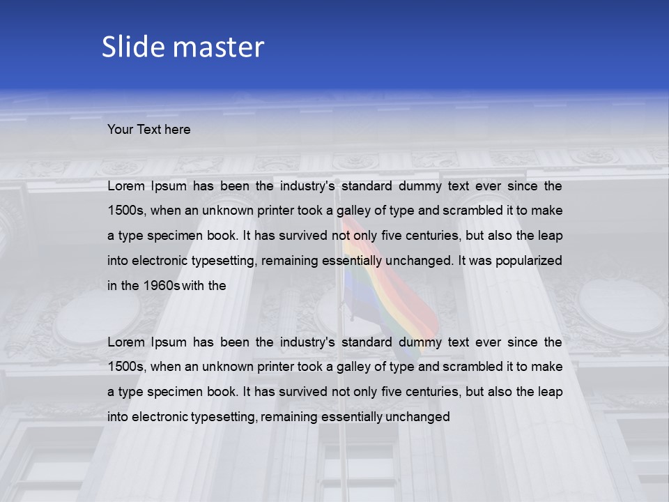 City Structure Lgbt PowerPoint Template