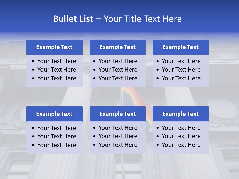 City Structure Lgbt PowerPoint Template