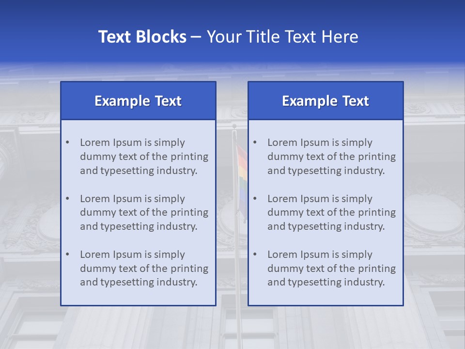 City Structure Lgbt PowerPoint Template