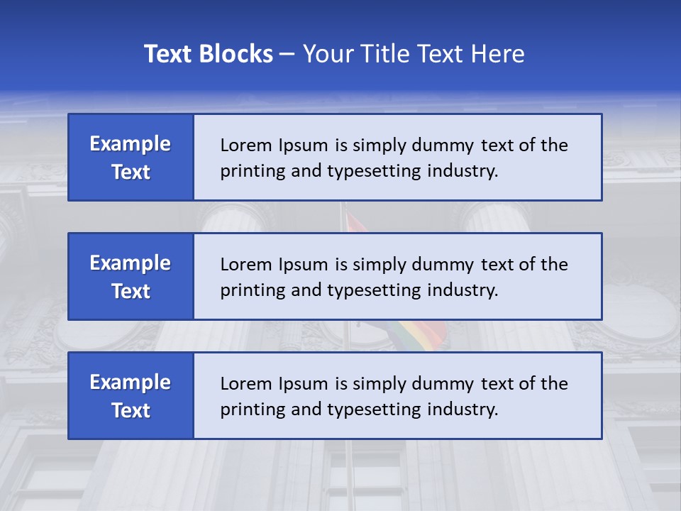 City Structure Lgbt PowerPoint Template