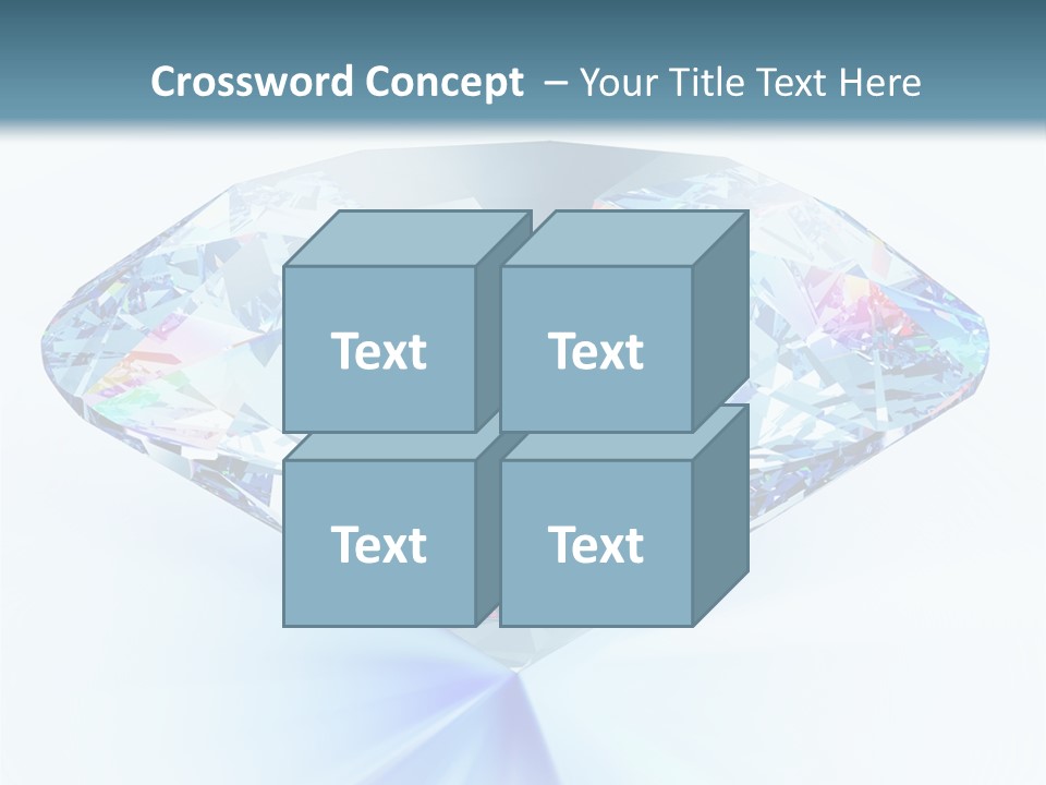 Gemstone Jewel Illuminated PowerPoint Template