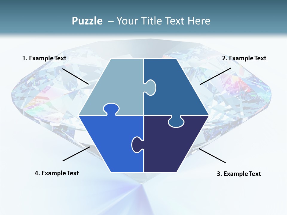 Gemstone Jewel Illuminated PowerPoint Template