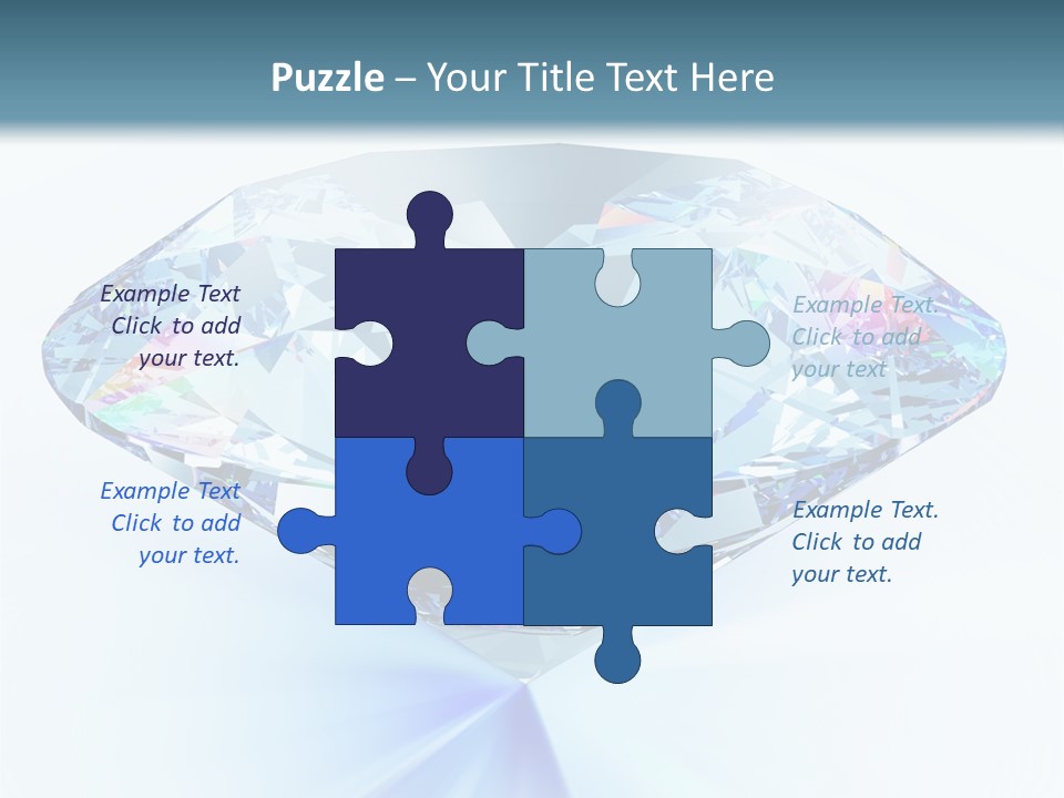 Gemstone Jewel Illuminated PowerPoint Template