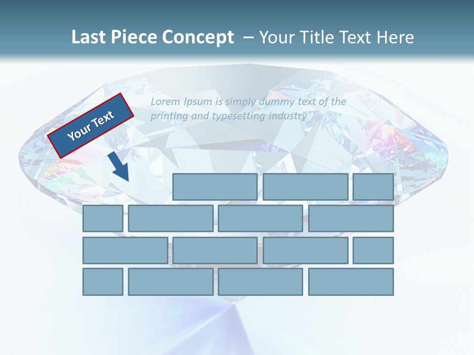 Gemstone Jewel Illuminated PowerPoint Template