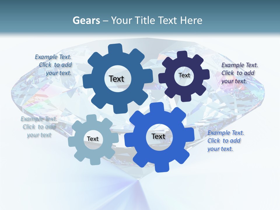 Gemstone Jewel Illuminated PowerPoint Template