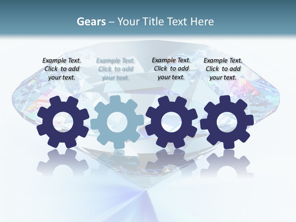 Gemstone Jewel Illuminated PowerPoint Template