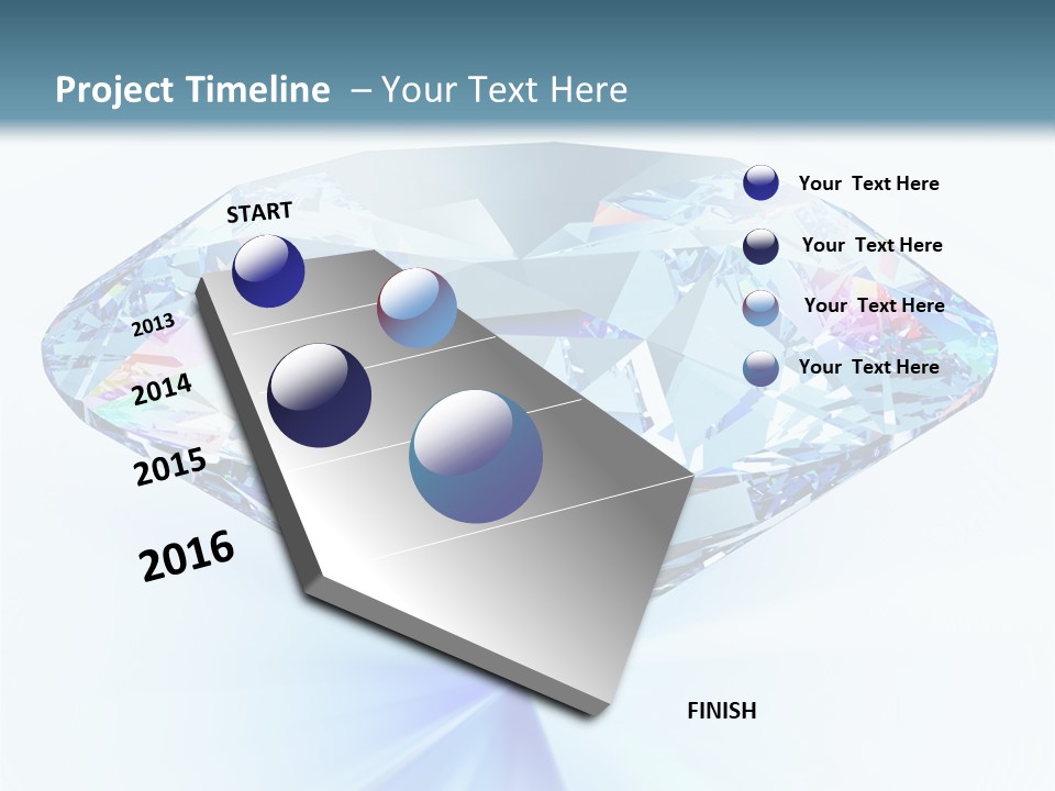 Gemstone Jewel Illuminated PowerPoint Template