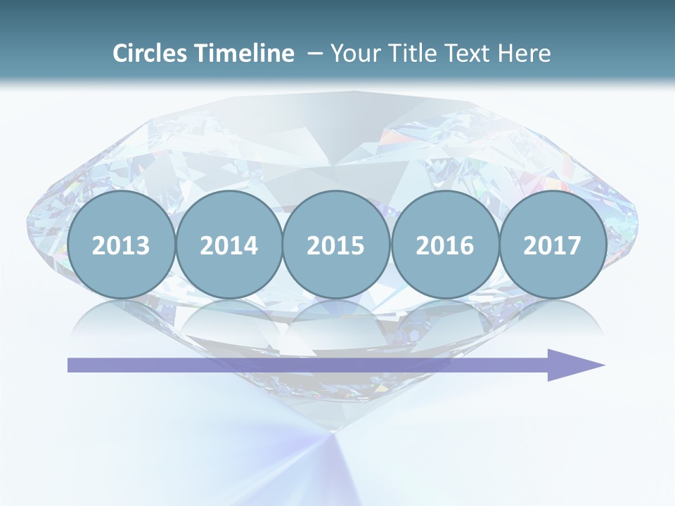 Gemstone Jewel Illuminated PowerPoint Template