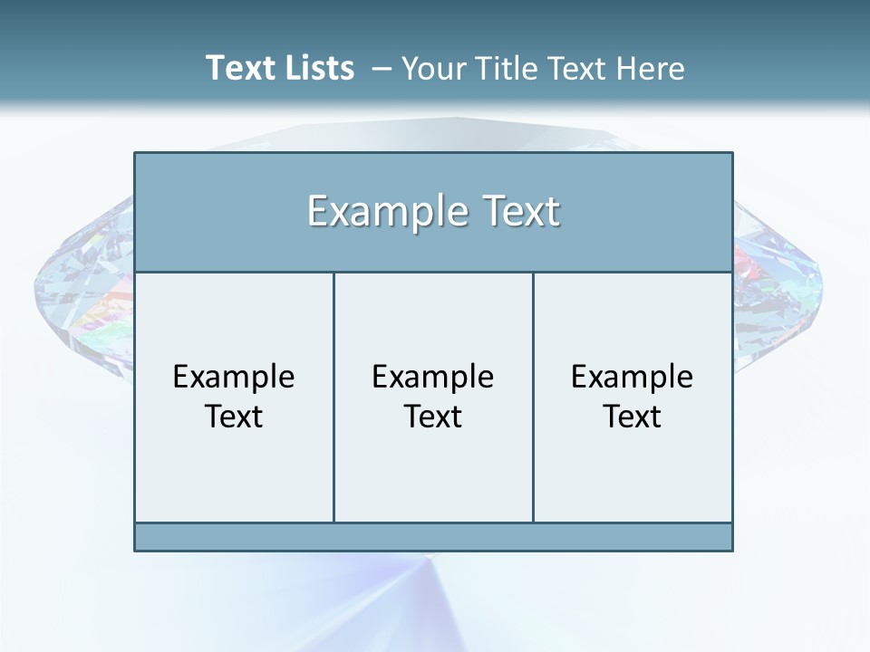 Gemstone Jewel Illuminated PowerPoint Template