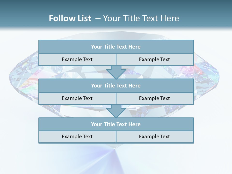 Gemstone Jewel Illuminated PowerPoint Template