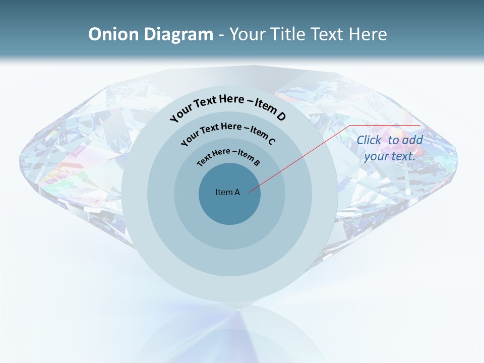 Gemstone Jewel Illuminated PowerPoint Template