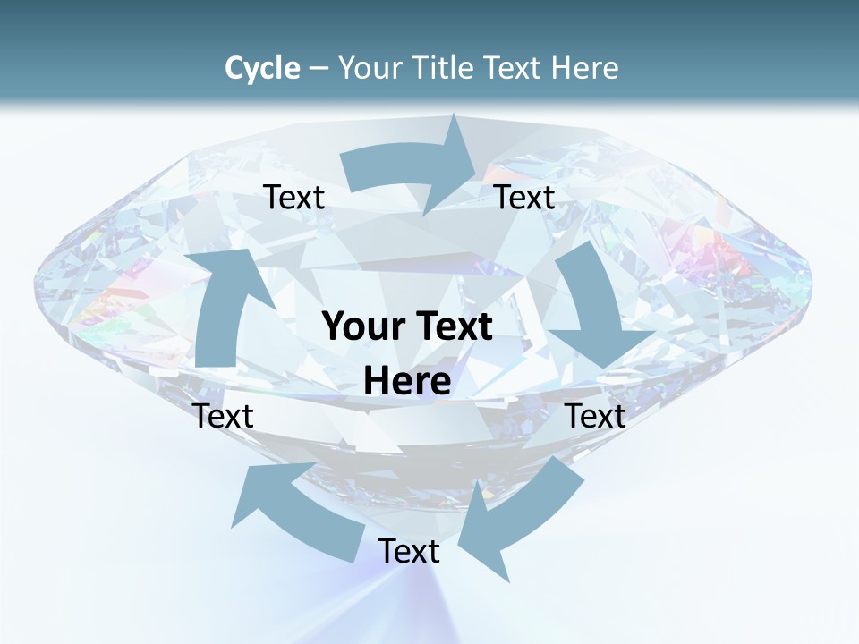 Gemstone Jewel Illuminated PowerPoint Template