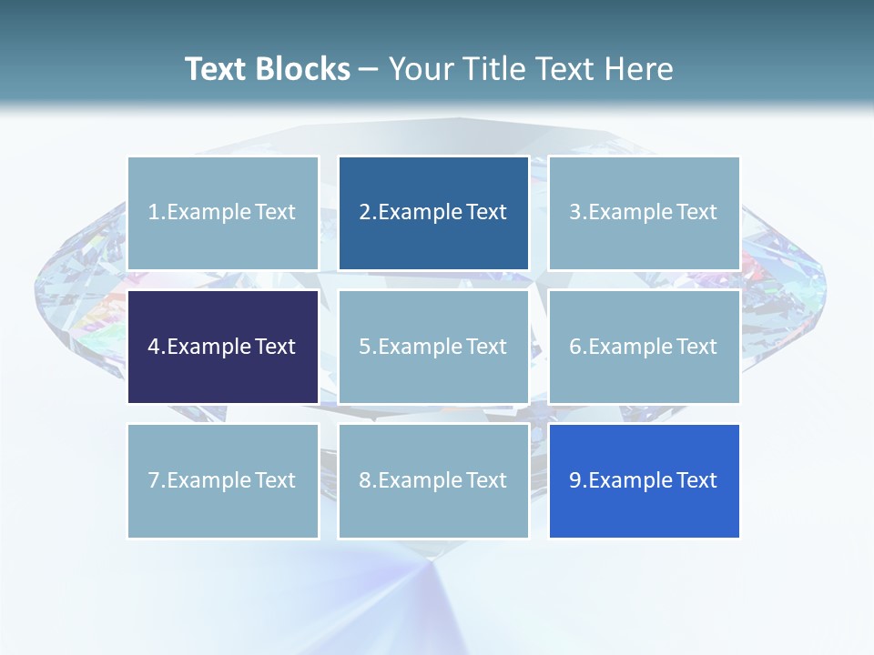 Gemstone Jewel Illuminated PowerPoint Template