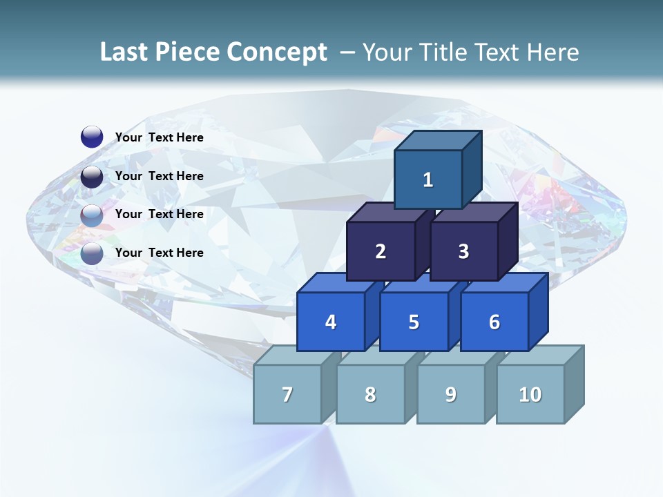 Gemstone Jewel Illuminated PowerPoint Template