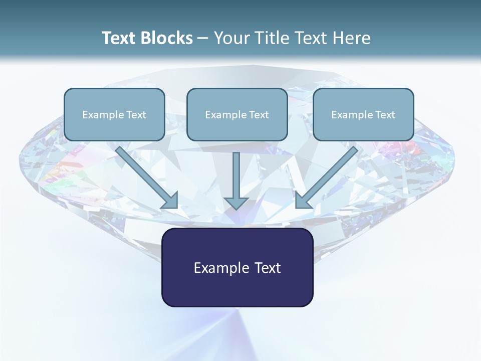 Gemstone Jewel Illuminated PowerPoint Template