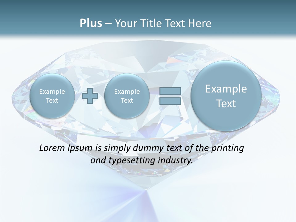Gemstone Jewel Illuminated PowerPoint Template
