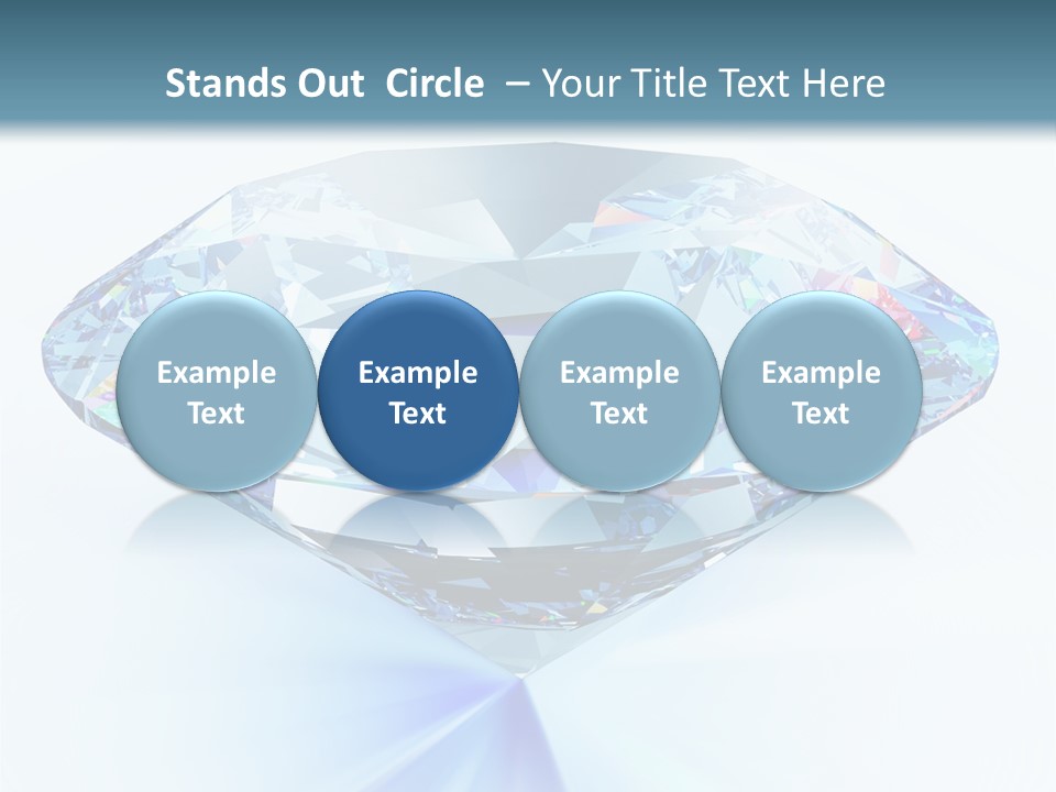 Gemstone Jewel Illuminated PowerPoint Template