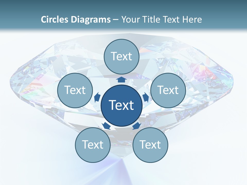 Gemstone Jewel Illuminated PowerPoint Template